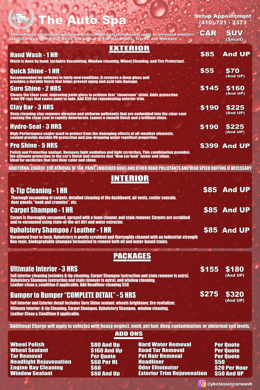 Detail Shop YK Classic Car Wash